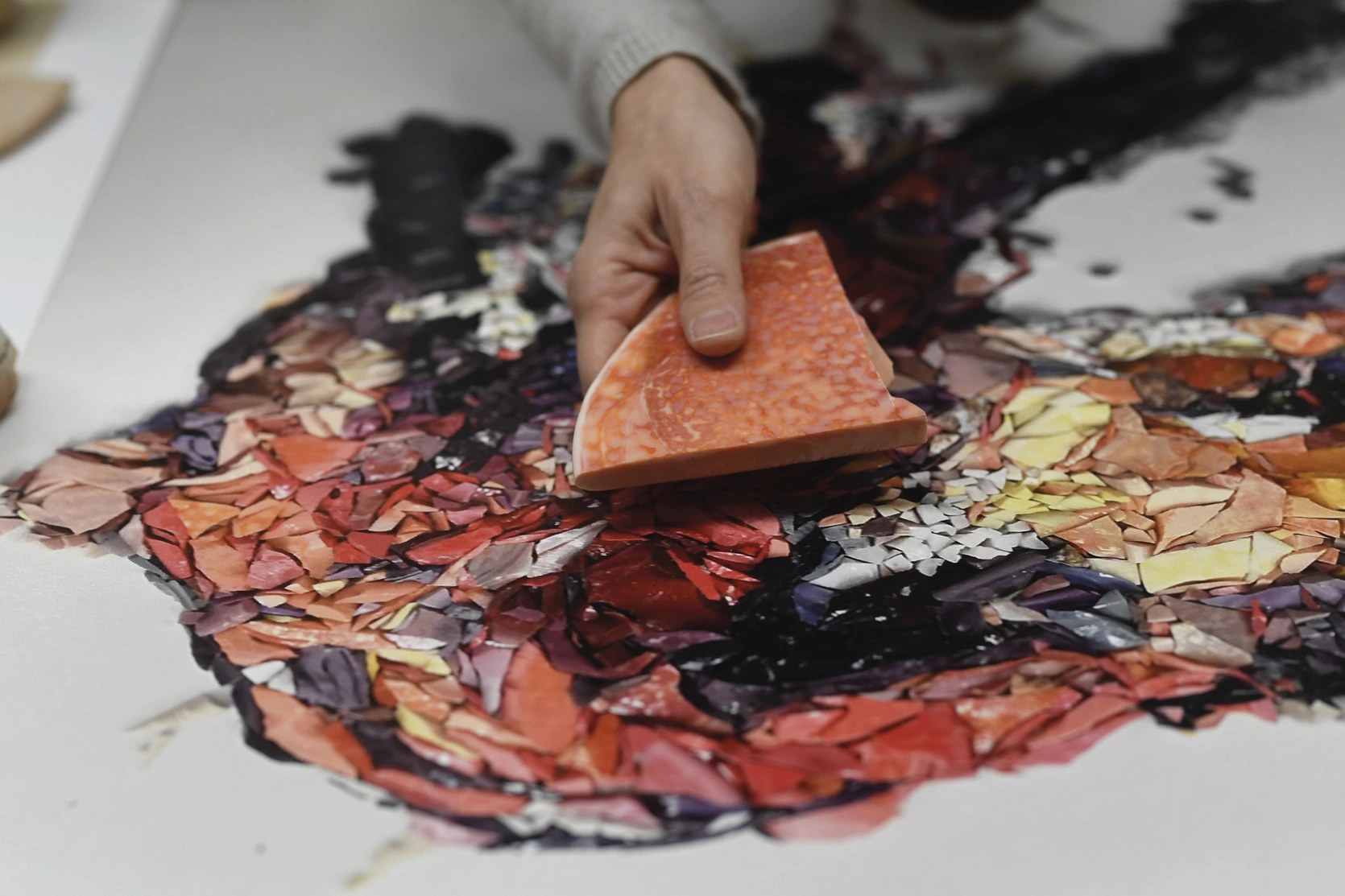 The Fox — placing the tesserae