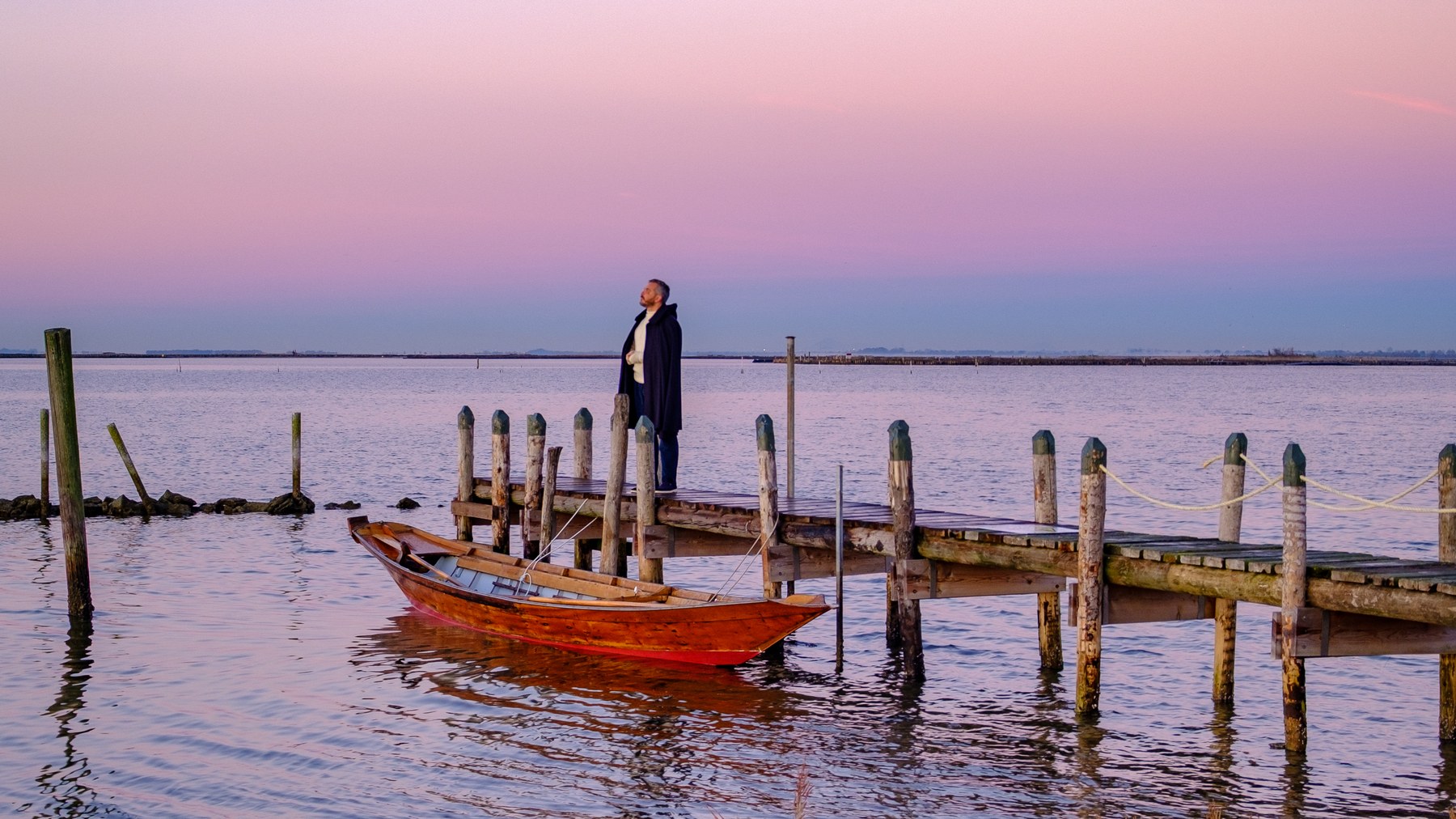 La Civetta on the Venetian lagoon